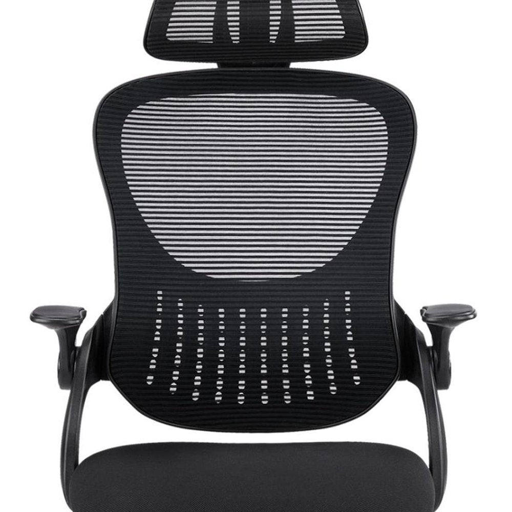 Black Swivel Rolling Office Chair