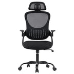 Black Swivel Rolling Office Chair