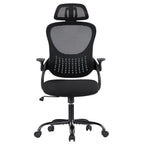 Black Swivel Rolling Office Chair