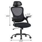 Black Swivel Rolling Office Chair