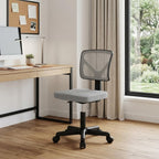 Gray And Black Swivel Rolling Office Chair