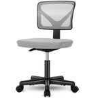 Gray And Black Swivel Rolling Office Chair