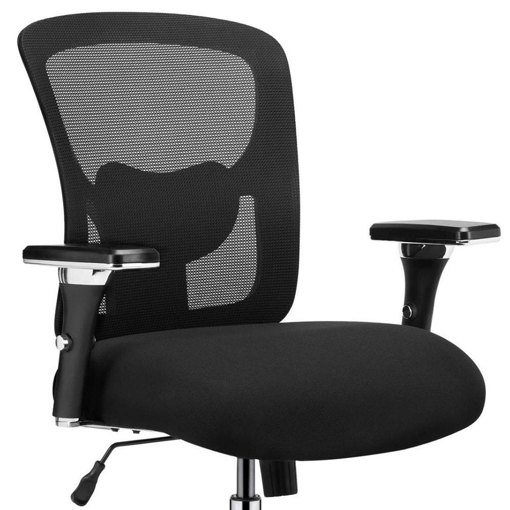 Black Swivel Rolling Office Chair