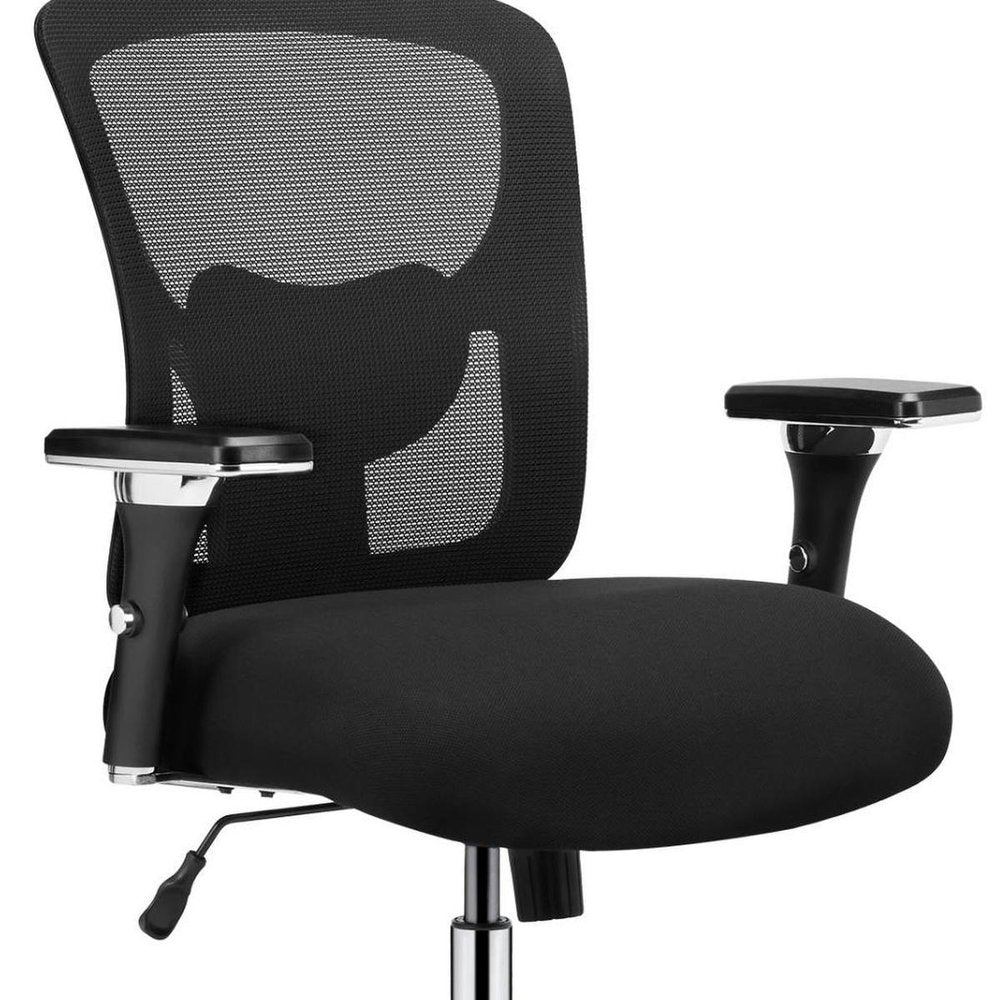 Black Swivel Rolling Office Chair