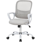 Gray Swivel Rolling Office Chair