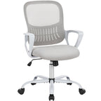 Gray Swivel Rolling Office Chair