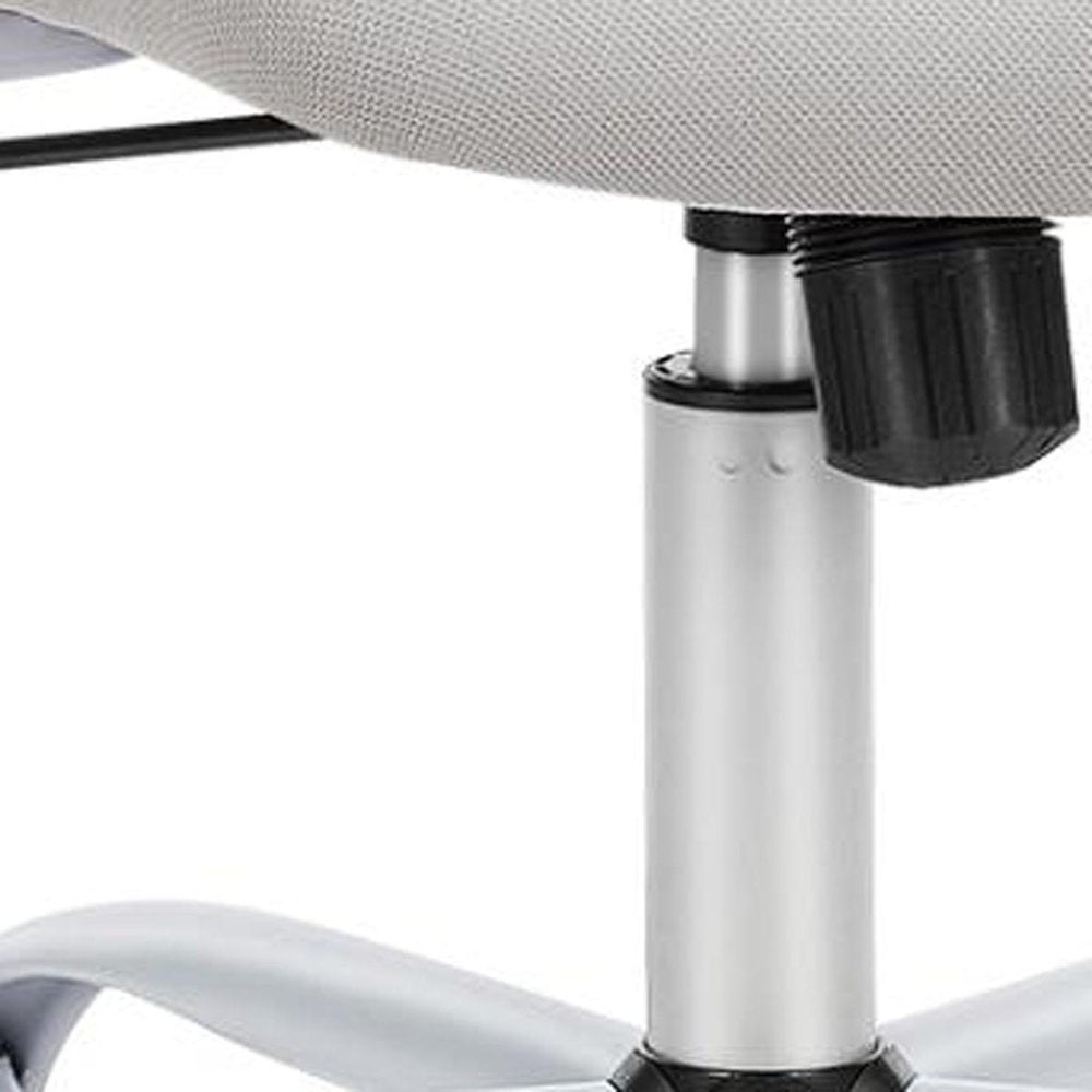 Gray Swivel Rolling Office Chair