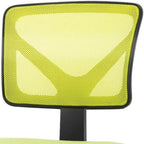 Yellow And Black Swivel Rolling Office Chair