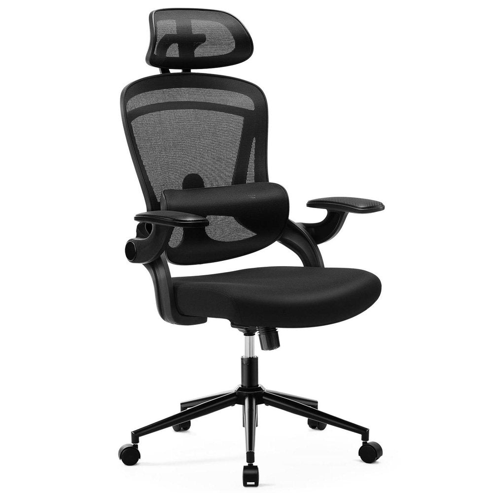 Black Swivel Rolling Office Chair