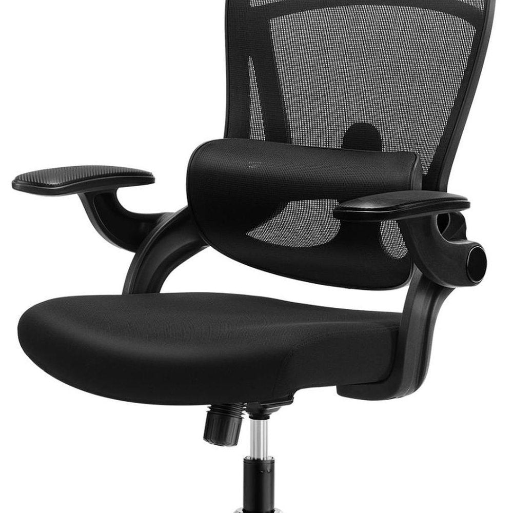 Black Swivel Rolling Office Chair