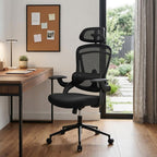 Black Swivel Rolling Office Chair