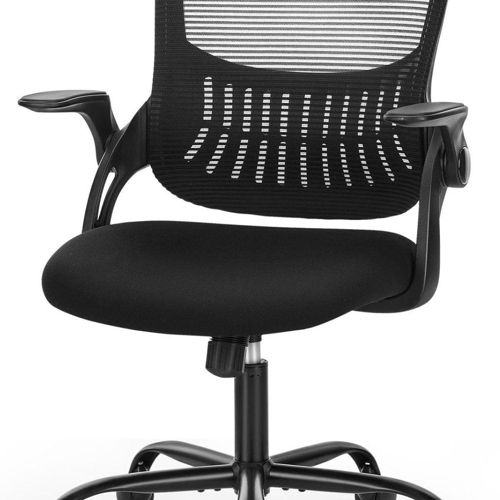 Black Swivel Rolling Office Chair