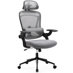 Gray And Black Swivel Rolling Office Chair