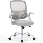 Gray Swivel Rolling Office Chair