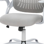 Gray Swivel Rolling Office Chair