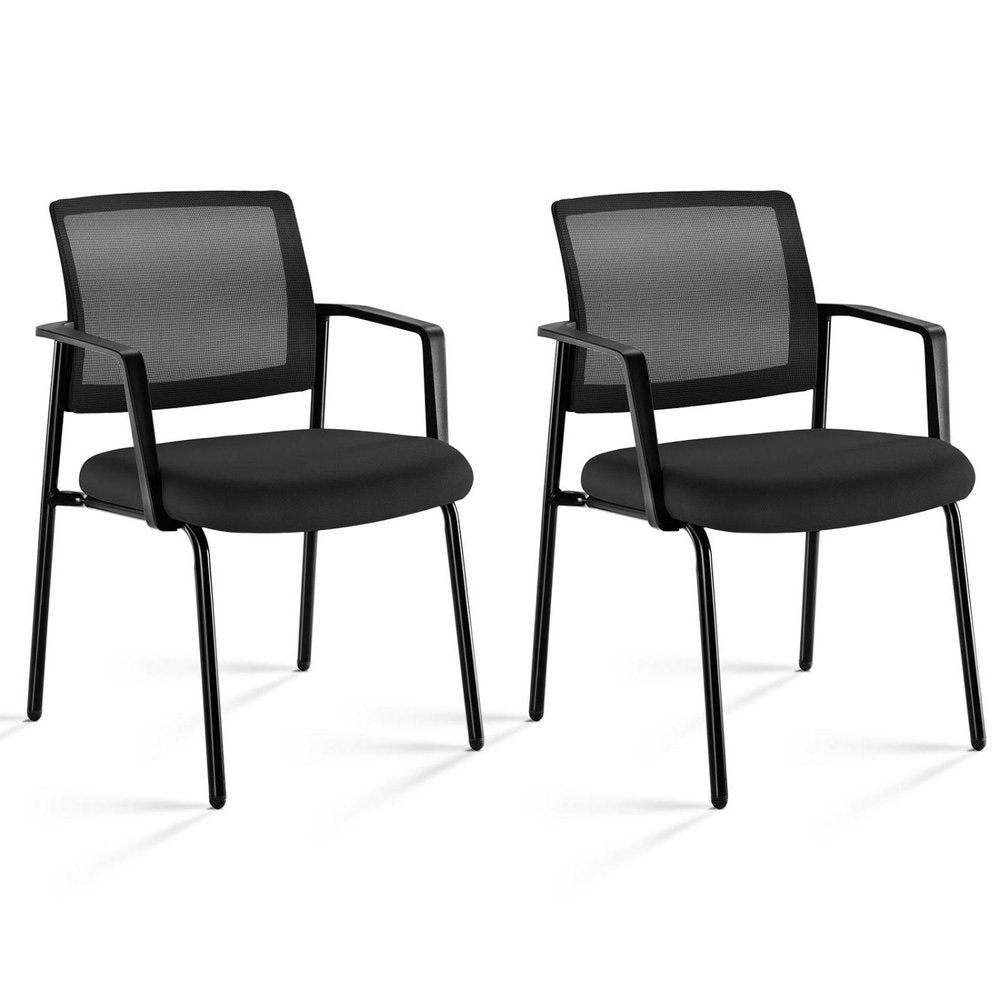 Set of Two Black Conference Office Chair