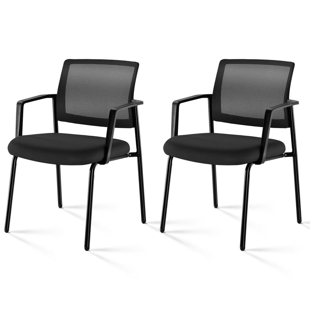 Set of Two Black Conference Office Chair
