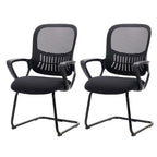 Set of Two Black Conference Office Chair