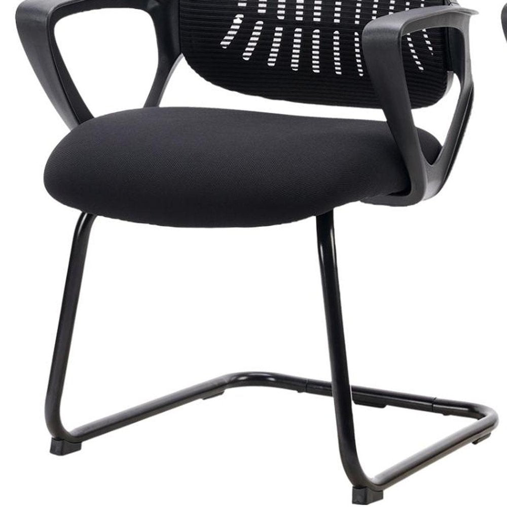 Set of Two Black Conference Office Chair