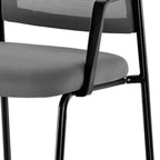 Set of Two Gray Conference Office Chair