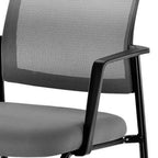 Set of Two Gray Conference Office Chair