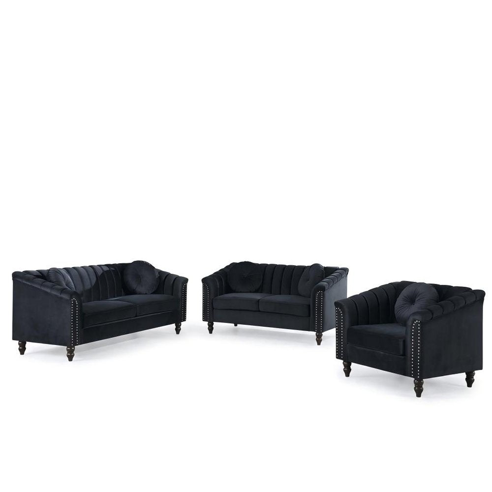Modular U Shaped Three Piece Corner Sectional