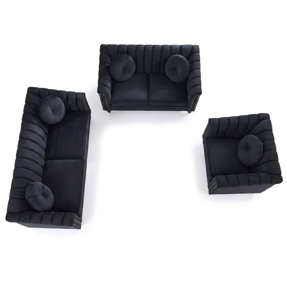 Modular U Shaped Three Piece Corner Sectional