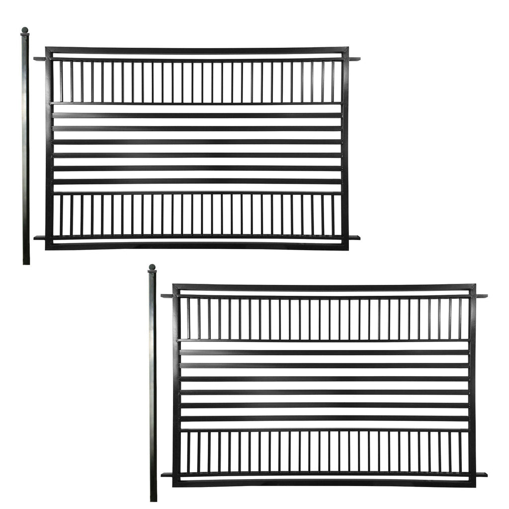 Aleko 2-Panel Fence Kit – BARCELONA Style – 8x5 ft.