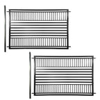 Aleko 2-Panel Fence Kit – BARCELONA Style – 8x5 ft.