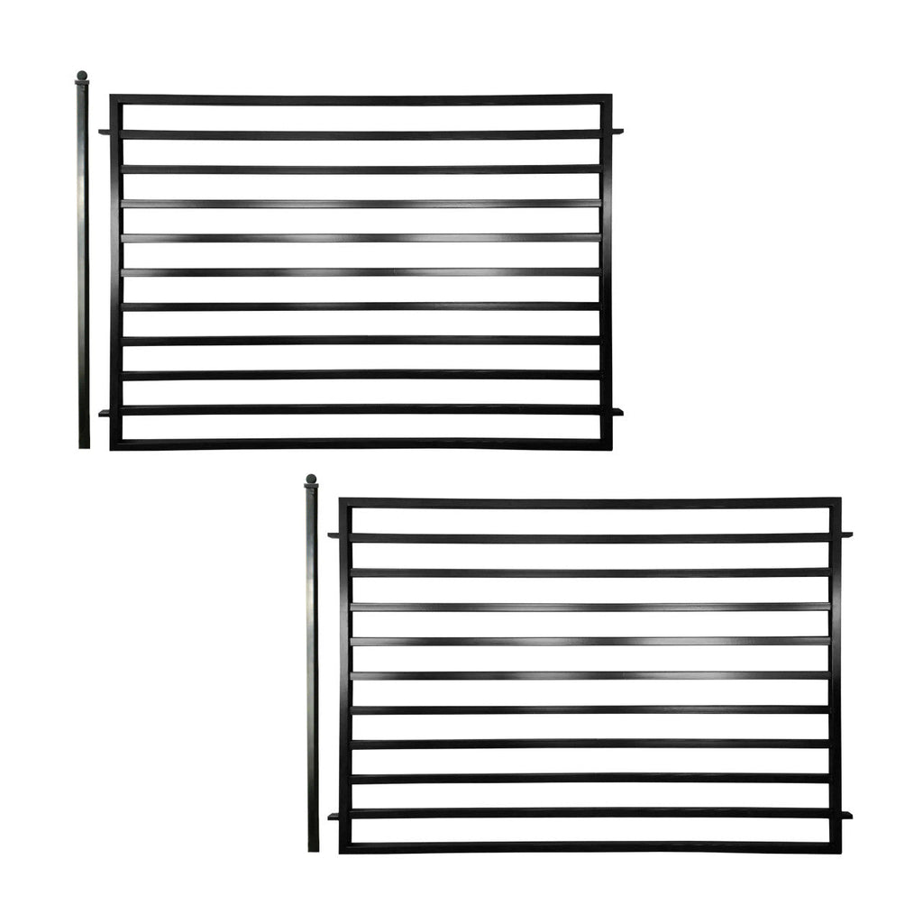 Aleko 2-Panel Fence Kit – MILAN Style – 8x5 ft. Each
