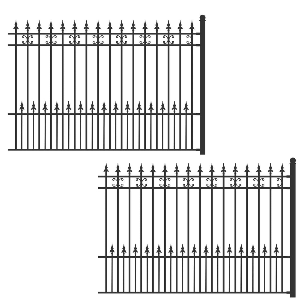 Aleko 2-Panel Fence Kit – VENICE Style – 8x5 ft. Each