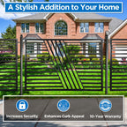 Aleko 4-Panel Fence Kit – SOFIA Style – 8x5 ft. Each