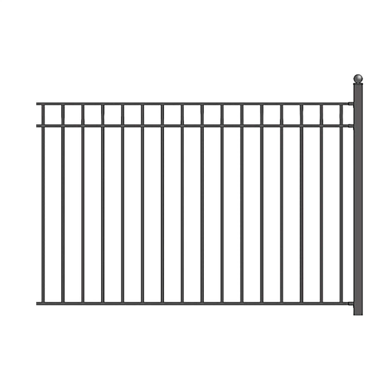 Aleko 8-Panel Steel Fence Kit – MADRID Style – 8x5 ft. Each