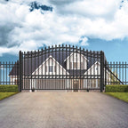 Aleko Automated Steel Sliding Driveway Gate and Gate Opener