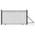Aleko Automated Steel Sliding Driveway Gate and Gate Opener