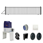 Aleko Automated Steel Sliding Driveway Gate and Gate Opener