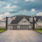 Aleko Automated Steel Sliding Driveway Gate and Gate Opener