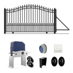 Aleko Automated Steel Sliding Driveway Gate and Gate Opener