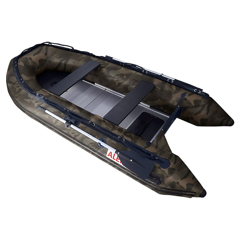 Aleko Boats Inflatable Boat with Aluminum Floor - 12.5 ft -