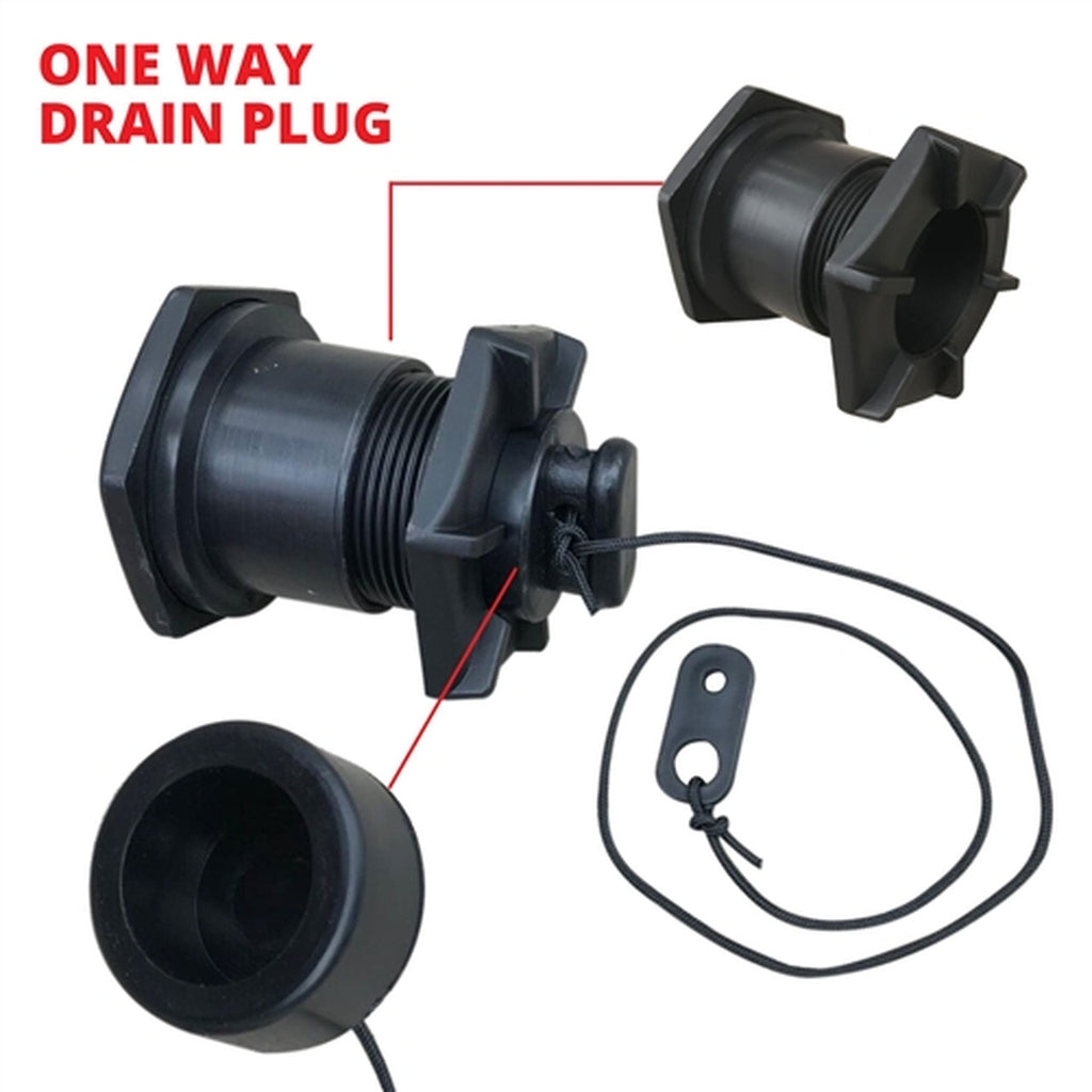 Aleko Boats Inflatable Boat with Aluminum Floor - 8.4 ft