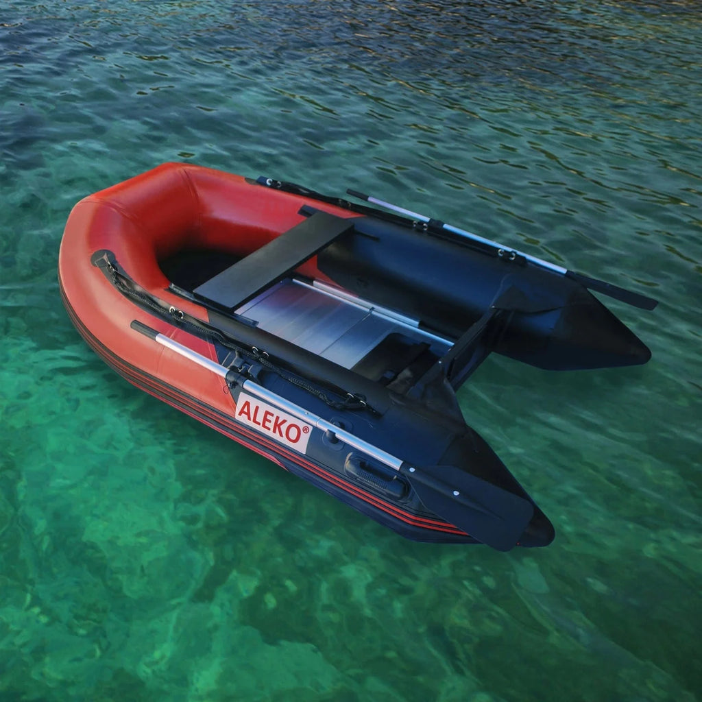 Aleko Boats Inflatable Boat with Aluminum Floor - 8.4 ft