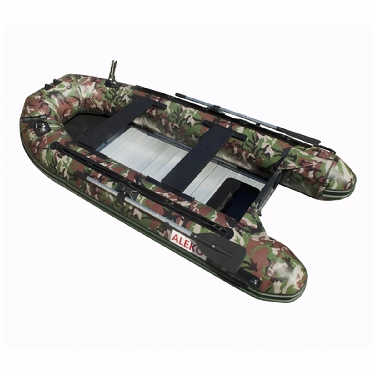 Aleko Boats PRO Fishing Inflatable Boat with Aluminum Floor