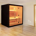 Aleko Canadian Hemlock Traditional Indoor Sauna – 4.5 kW UL