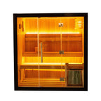 Aleko Canadian Hemlock Traditional Indoor Sauna – 4.5 kW UL