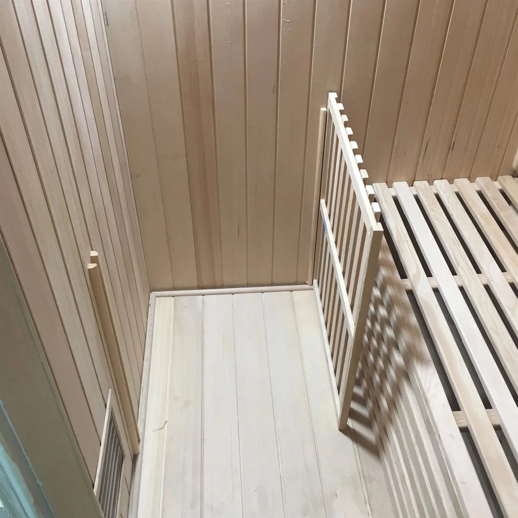Aleko Canadian Hemlock Wet Dry Indoor Sauna - 4.5 kW ETL