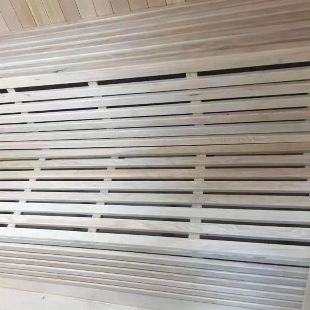 Aleko Canadian Hemlock Wet Dry Indoor Sauna - 4.5 kW ETL