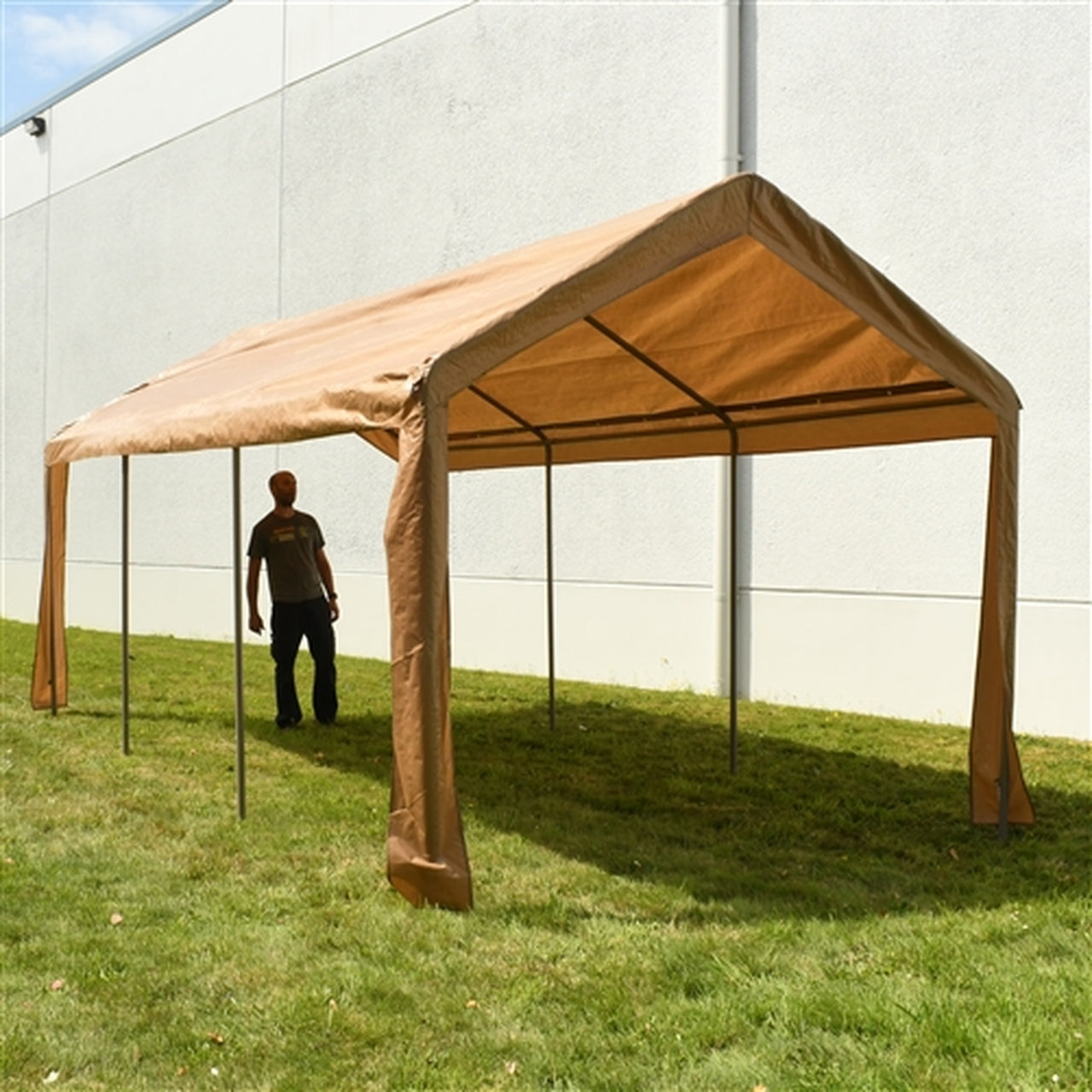 Aleko Carports Heavy Duty Outdoor Canopy Carport Tent - 10