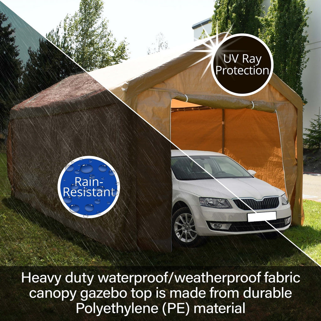 Aleko Carports Heavy Duty Outdoor Canopy Carport Tent - 10
