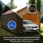 Aleko Carports Heavy Duty Outdoor Canopy Carport Tent - 10