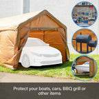 Aleko Carports Heavy Duty Outdoor Canopy Carport Tent - 10